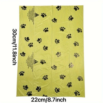 Eco-Friendly Pet Waste Bags - Biodegradable, Scented, Leakproof, for Dogs & Cats, Poop Bag Dispenser Included