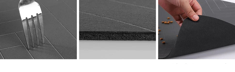 Pet Feeding Mat-Absorbent Pet Placemat for Food and Water Bowl, with Waterproof Rubber Backing, Quick Dry Water Mat for Dog Cat