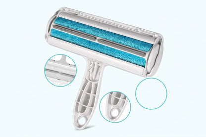 Pet Hair Remover Roller - Dog & Cat Fur Remover with Self-Cleaning Base - Efficient Animal Hair Removal Tool - Perfect for Furni