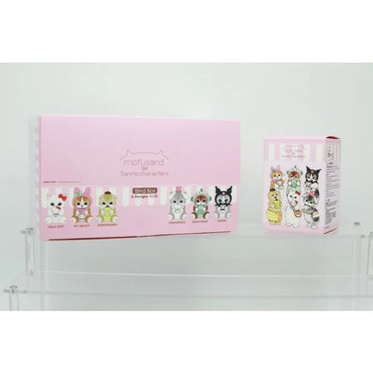 Mofusands Cats Blind Box Toys Sanrio Character Cartoon Melody Mystery Pudding Dog COS Dress Up Cute Cat Doll Toys Gifts